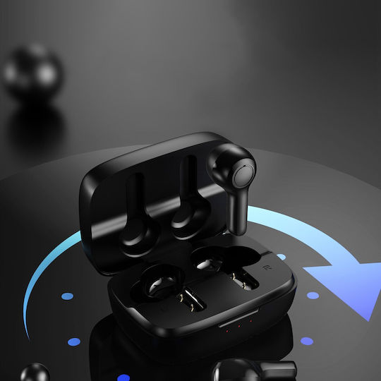 Choetech BH-T09 Earbud Bluetooth Handsfree Earphones with Charging Case Black view 3