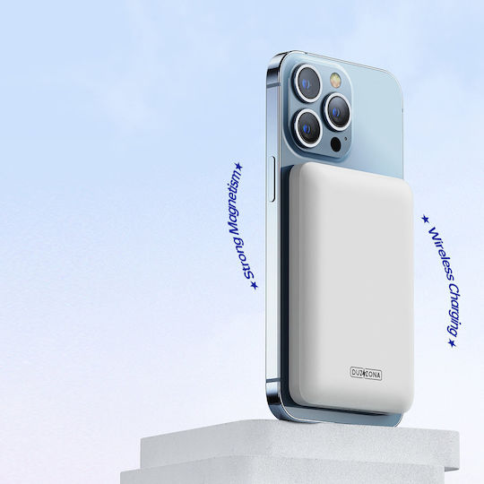 Duzzona W4 MagSafe Power Bank 5000mAh 20W White view 9