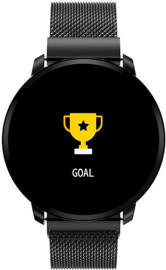 Smartwatch Fitness Bracelet Function Idealstore 68cf Silicone Bracelet Multiple Functions Heart Rate Monitoring Sleep Blood Pressure Monitoring Call Facebook Sms Notifications Water Resistant Color Black view 1