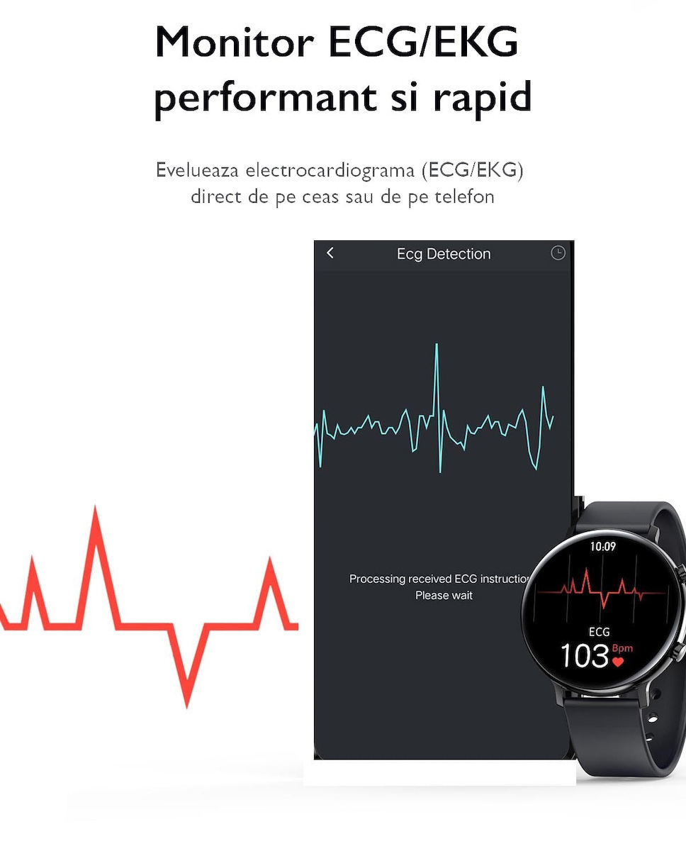 Watchfit Aluminium with Heart Rate Monitor (Black) view 7