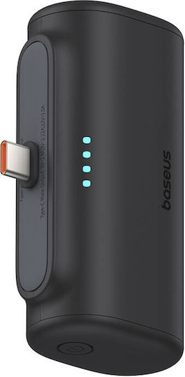 Baseus Compact Type-C Edition Power Bank 5000mAh 20W with USB-C Port Black view 6