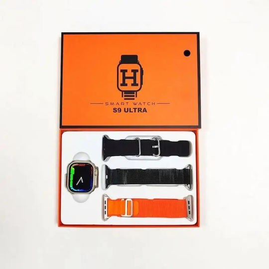 S9 Ultra Smartwatch with Heart Rate Monitor (Black) view 2