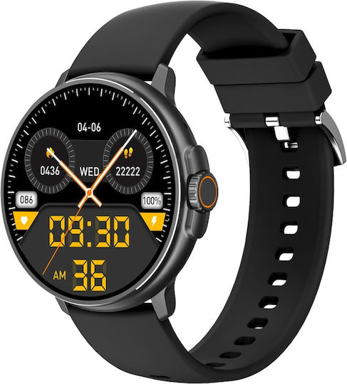 Vivax Life PRO2 Aluminium Smartwatch with Heart Rate Monitor (Black) view 7