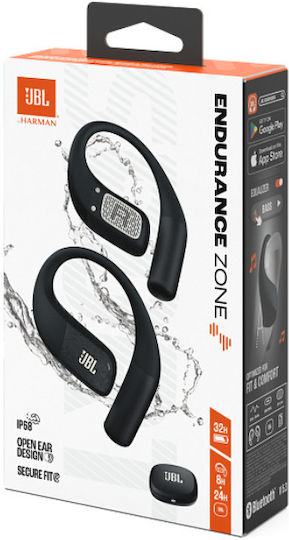 JBL Endurance Zone Open Ear Bluetooth Handsfree Earphones with Sweat Resistance and Charging Case Black view 7
