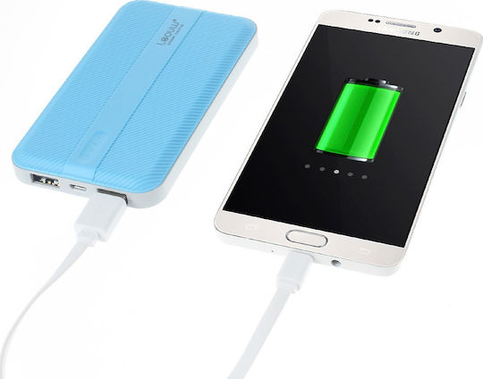 Leyou LE-350 Power Bank 10000mAh with 2 USB-A Ports Blue