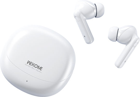 WK WS-30 In-ear Bluetooth Handsfree Earphones with Charging Case White Ansicht 2