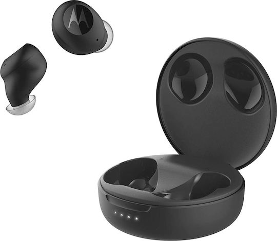 Motorola Vervebuds 250 Bluetooth Handsfree Earphones with Sweat Resistance and Charging Case Black