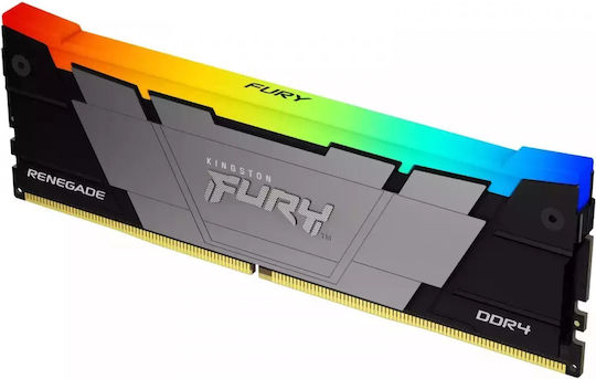 Kingston Fury Renegade Rgb DDR4 16GB RAM with 2x8GB Modules and Speed 3200 for Desktop KF432C16RB2AK2/16 view 3