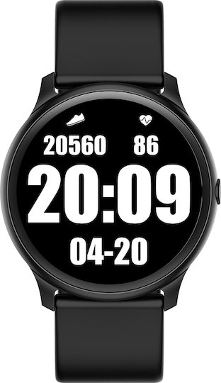 KW13 Smartwatch with Heart Rate Monitor (Black) view 1