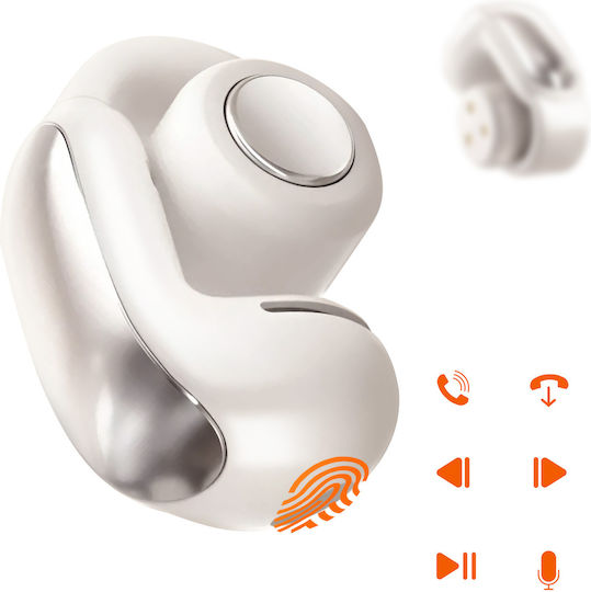 LinQ R9567 In-ear Bluetooth Handsfree Earphones with Charging Case Beige view 3