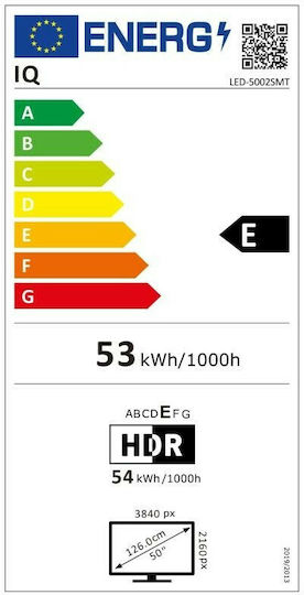 IQ Smart Television 50" 4K UHD LED 5002SMT (2022) view 4
