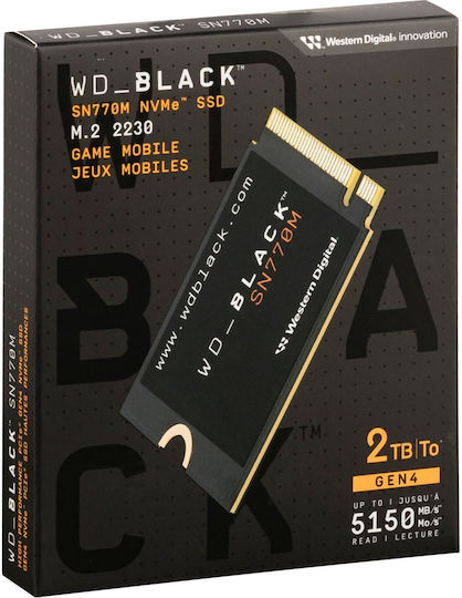 Western Digital SN770M SSD 2TB M.2 Type with PCI Express 4.0 Connection view 2