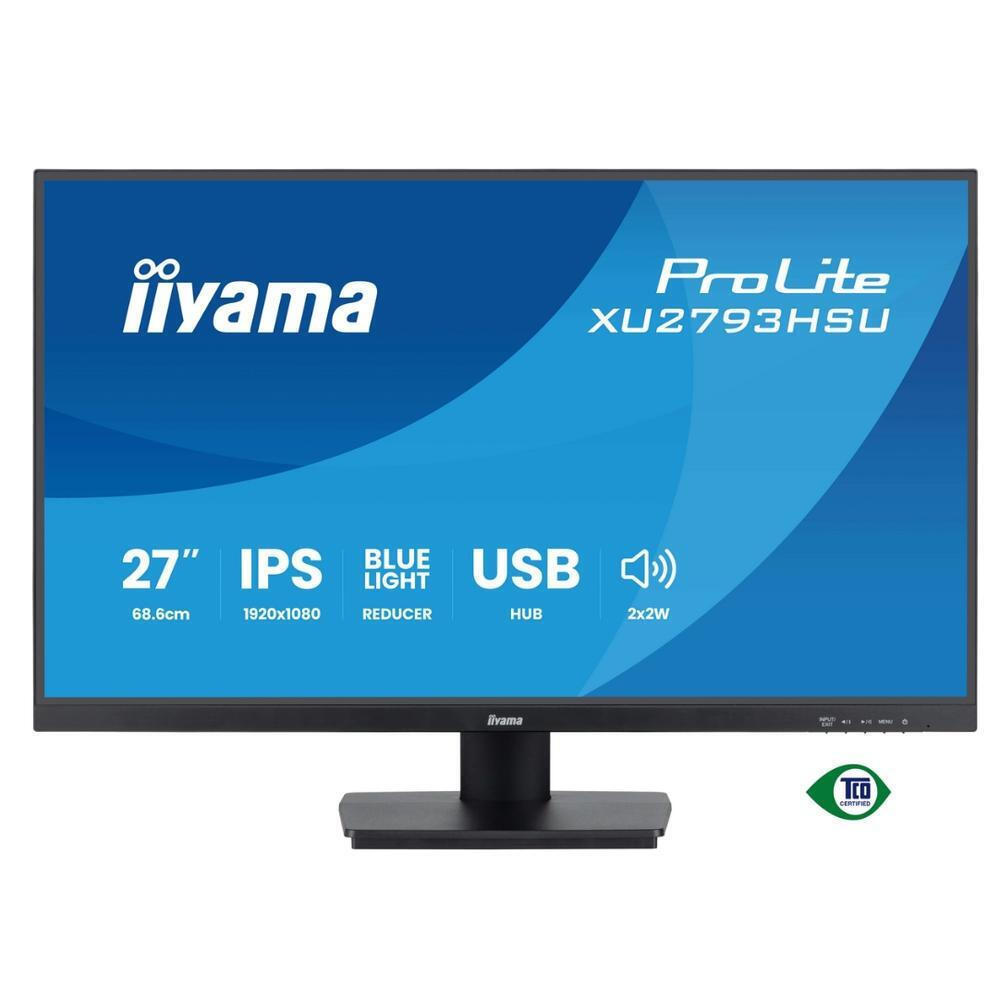 Iiyama ProLite XU2793HSU-B7 IPS Monitor 27" FHD 1920x1080 view 3