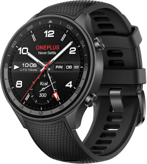OnePlus Watch 2R 47mm with Heart Rate Monitor (Gray) view 1