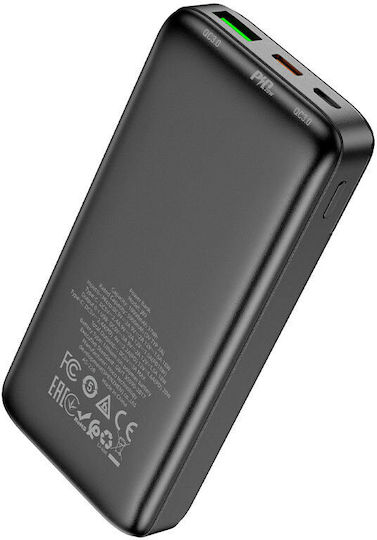 Hoco J89 Power Bank 10000mAh with USB-A Port and USB-C Port Power Delivery / Quick Charge 3.0 Black view 4