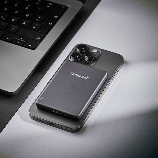 Intenso Mw MagSafe Power Bank 5000mAh with USB-C Port Power Delivery Gray view 7