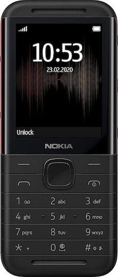 Nokia 5310 2020 Dual SIM Mobile Mobile with Buttons Black/Red view 1