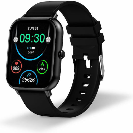DCU Smartwatch with Heart Rate Monitor (Black) vue 2