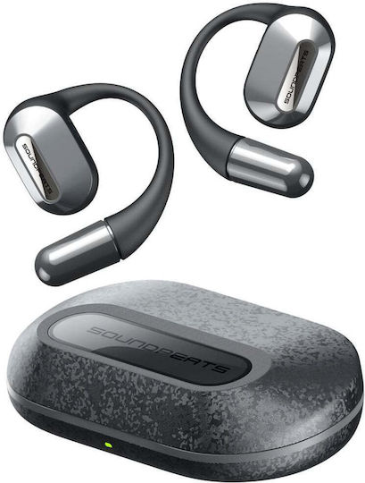 SoundPEATS HearFit Open Ear Bluetooth Handsfree Earphones with Sweat Resistance and Charging Case Black