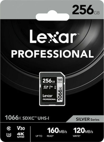Lexar Professional 1066x SDXC 256GB Class 10 U3 V30 UHS-I view 3
