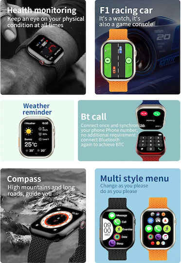 Z81 Pro Max Smartwatch with Heart Rate Monitor (Colorful) view 4