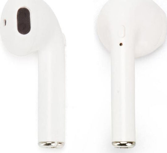 i10-Max Earbud Bluetooth Handsfree Earphones with Charging Case White view 2