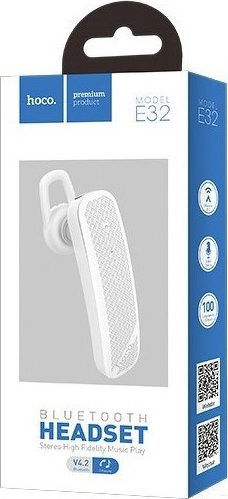 Hoco E32 Earbud Bluetooth Handsfree Earphone White view 2