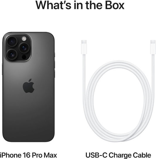 Apple iPhone 16 Pro Max 5G (8GB/256GB) Black Titanium view 6