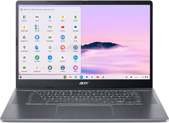 Acer Chromebook Plus CB515-2H-55JL 15.6" IPS FHD (i5-1235U/8GB/512GB SSD/Chrome OS) Steel Gray (US Keyboard)