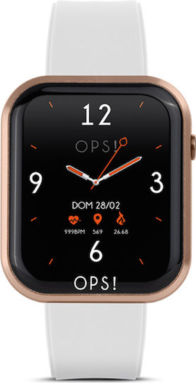 OPS! Objects Call Smartwatch with Heart Rate Monitor (White) view 1