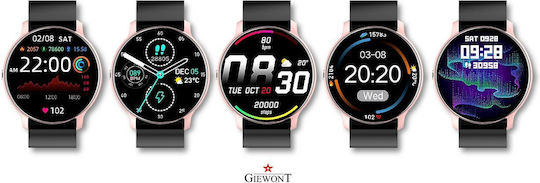 Giewont 120-3 Smartwatch with Heart Rate Monitor (Black) view 5