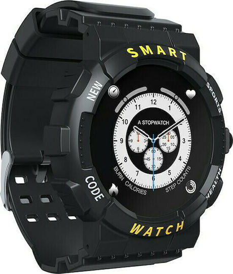 Z19 Smartwatch with Heart Rate Monitor (Black) view 1