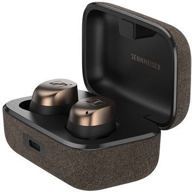 Sennheiser Momentum True Wireless 4 In-ear Bluetooth Handsfree Earphones with Sweat Resistance and Charging Case Black Copper