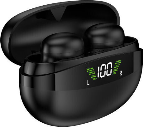 Akai Proffesional BTE-J350 In-ear Bluetooth Handsfree Earphones with Charging Case Black view 3