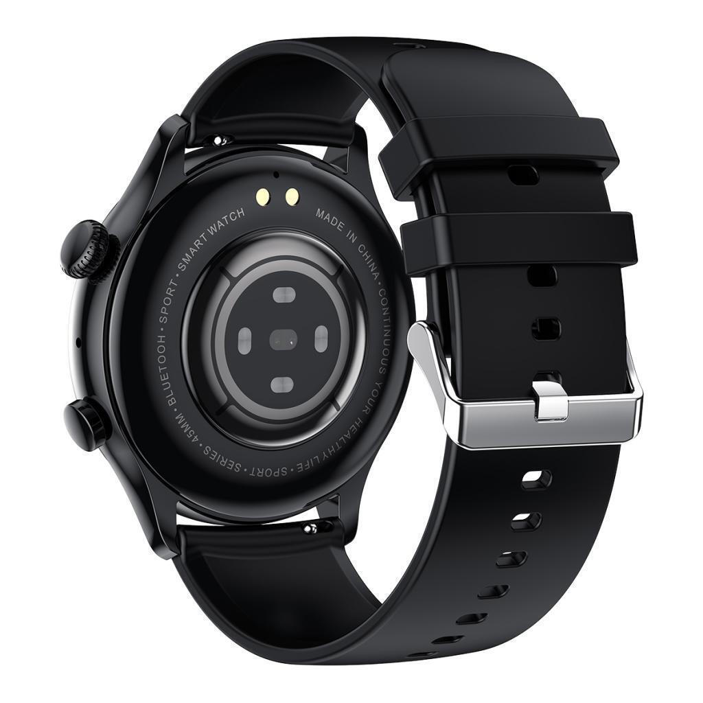 XO J4 Smartwatch with Heart Rate Monitor (Black) view 3