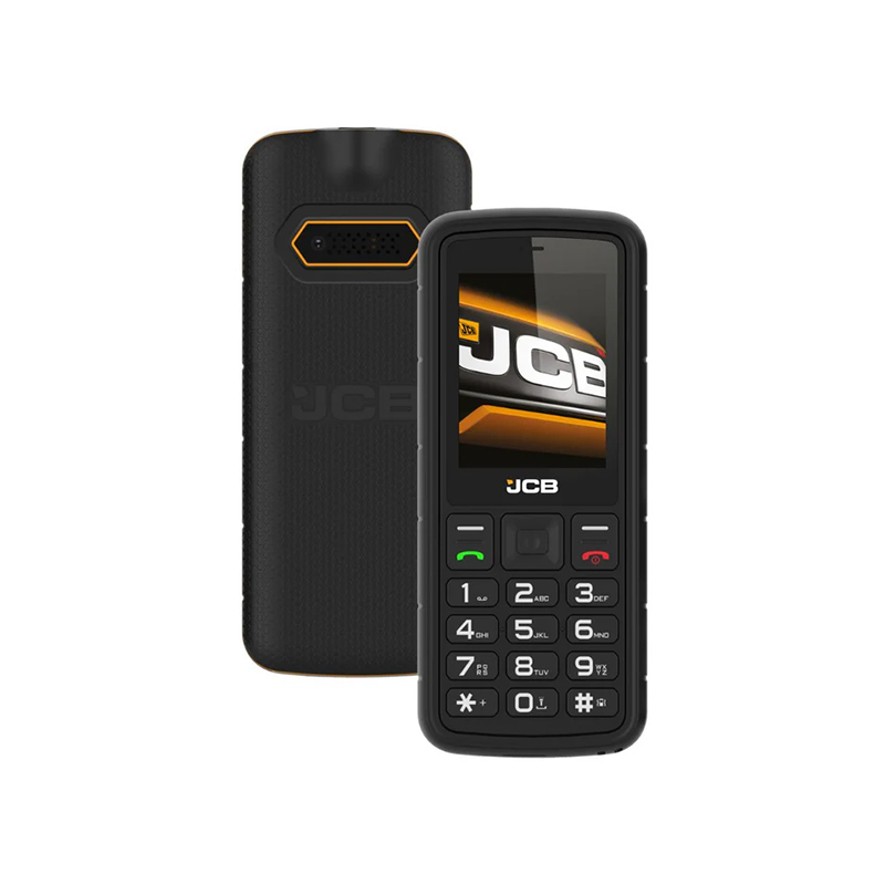 JCB Tradesman 2F Dual SIM Resistant Mobile with Buttons Black view 5