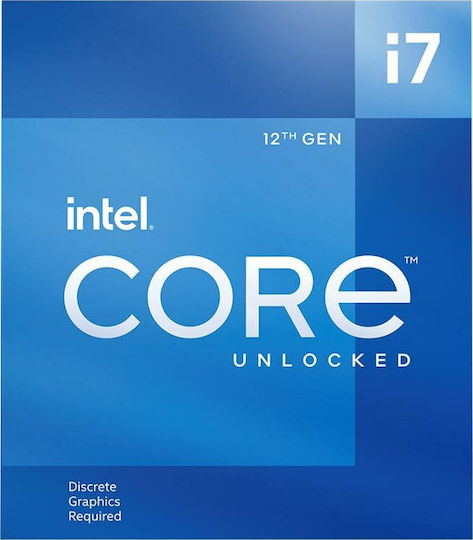 Intel Core i7-12700KF 2.7GHz Processor 12 Core for Socket 1700 Tray view 1