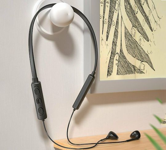 WK V29 Earbud Bluetooth Handsfree Earphones Black view 3