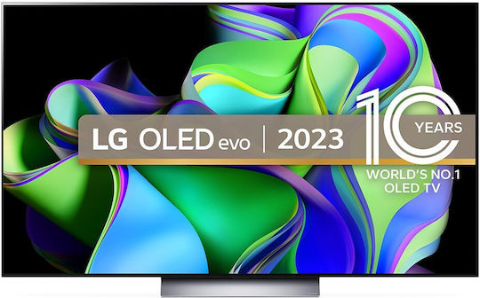 LG Smart Television 55" 4K UHD OLED Evo OLED55C36LC HDR (2023)
