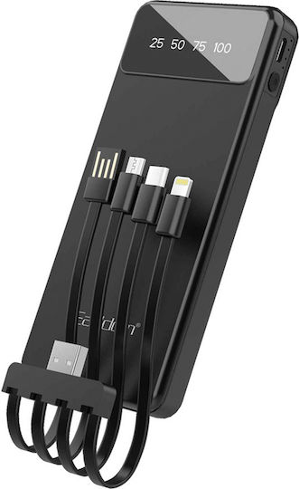 Earldom ET-PB46 Power Bank 10000mAh with USB-A Port Black vue 2
