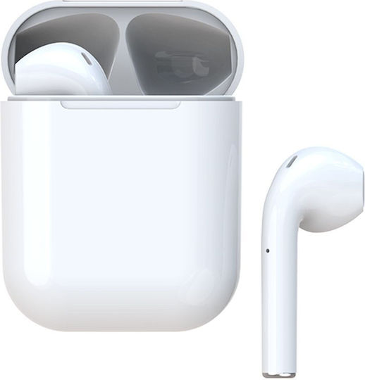 Pavareal Apro 2 Plus Earbud Bluetooth Handsfree Earphones with Charging Case White view 1