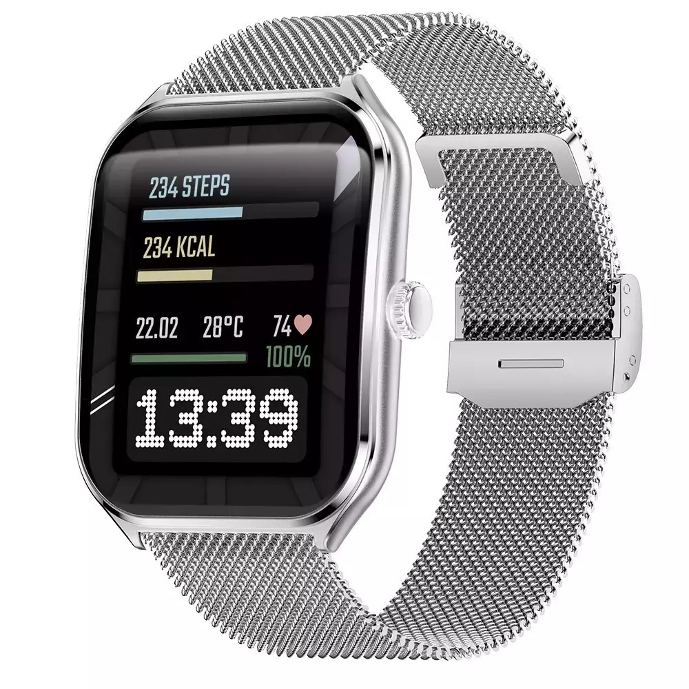 MaxCom FW74 Aurum Smartwatch with Heart Rate Monitor Slim Gold view 6