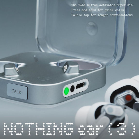 Nothing ear (3) In-ear Bluetooth Handsfree Earphones with Sweat Resistance and Charging Case Black vista 9