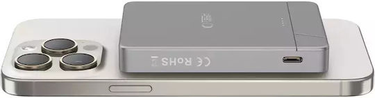 Tech-Protect PB14 MagSafe Power Bank 5000mAh 7.5W with USB-C Port Gray view 2