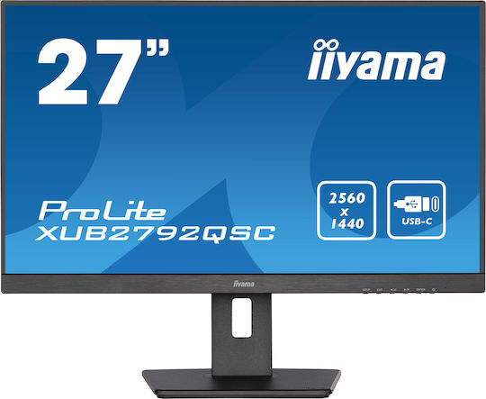 Iiyama XUB2792QSC-B5 IPS Monitor 27" QHD 2560x1440 with Response Time 4ms GTG