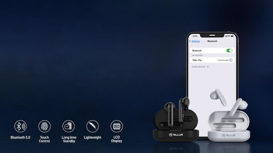Tellur TLL511411 Earbud Bluetooth Handsfree Earphones with Charging Case White vista 5