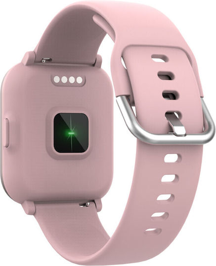 Canyon SW-78 Aluminium Waterproof Smartwatch with Heart Rate Monitor (Pink) view 3