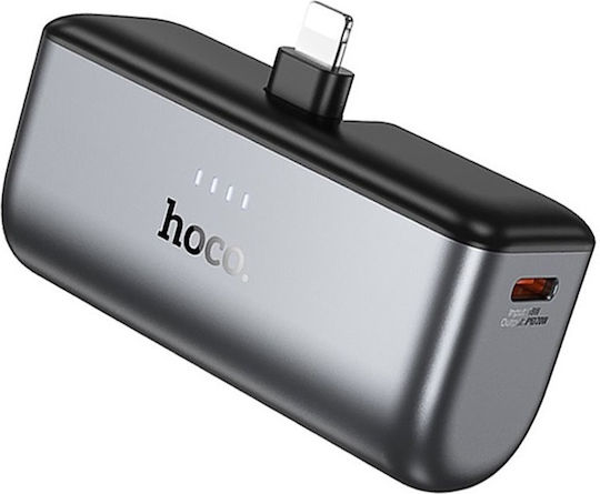 Hoco Q31 Lightning Power Bank 5000mAh Gray view 2