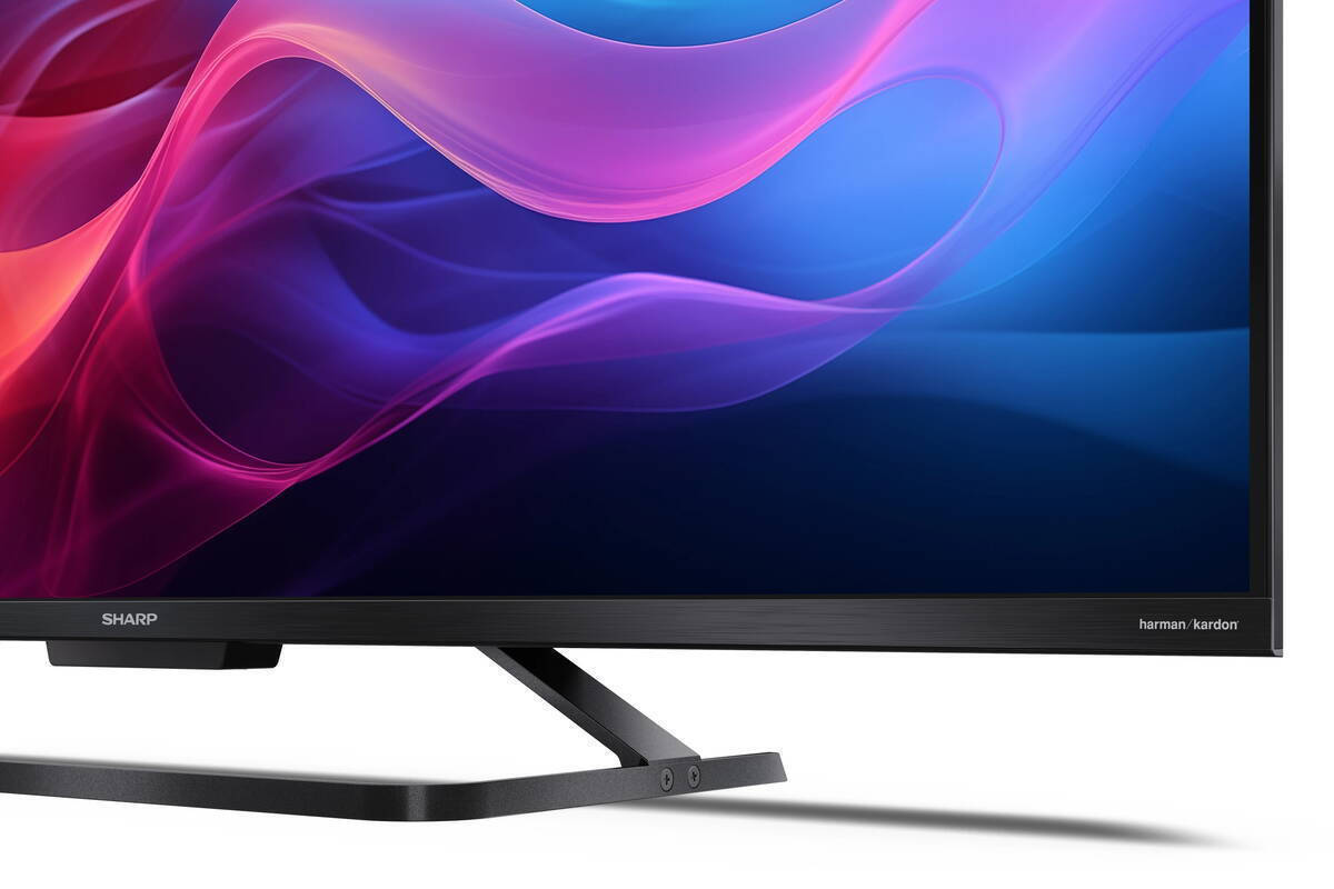 Sharp Smart TV 43" 4K UHD QLED 43GR8265E HDR (2024) view 2