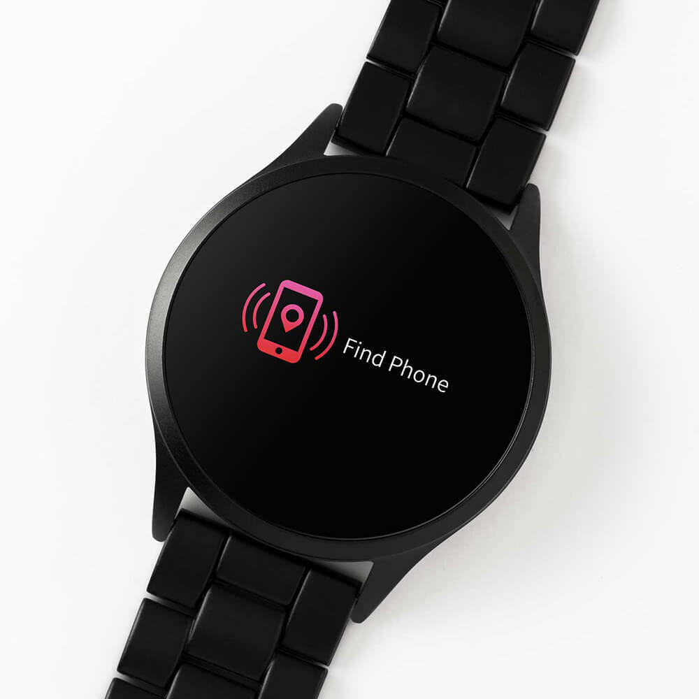 Reflex Active Series 04 38mm Smartwatch with Heart Rate Monitor (Black Bracelet) view 6